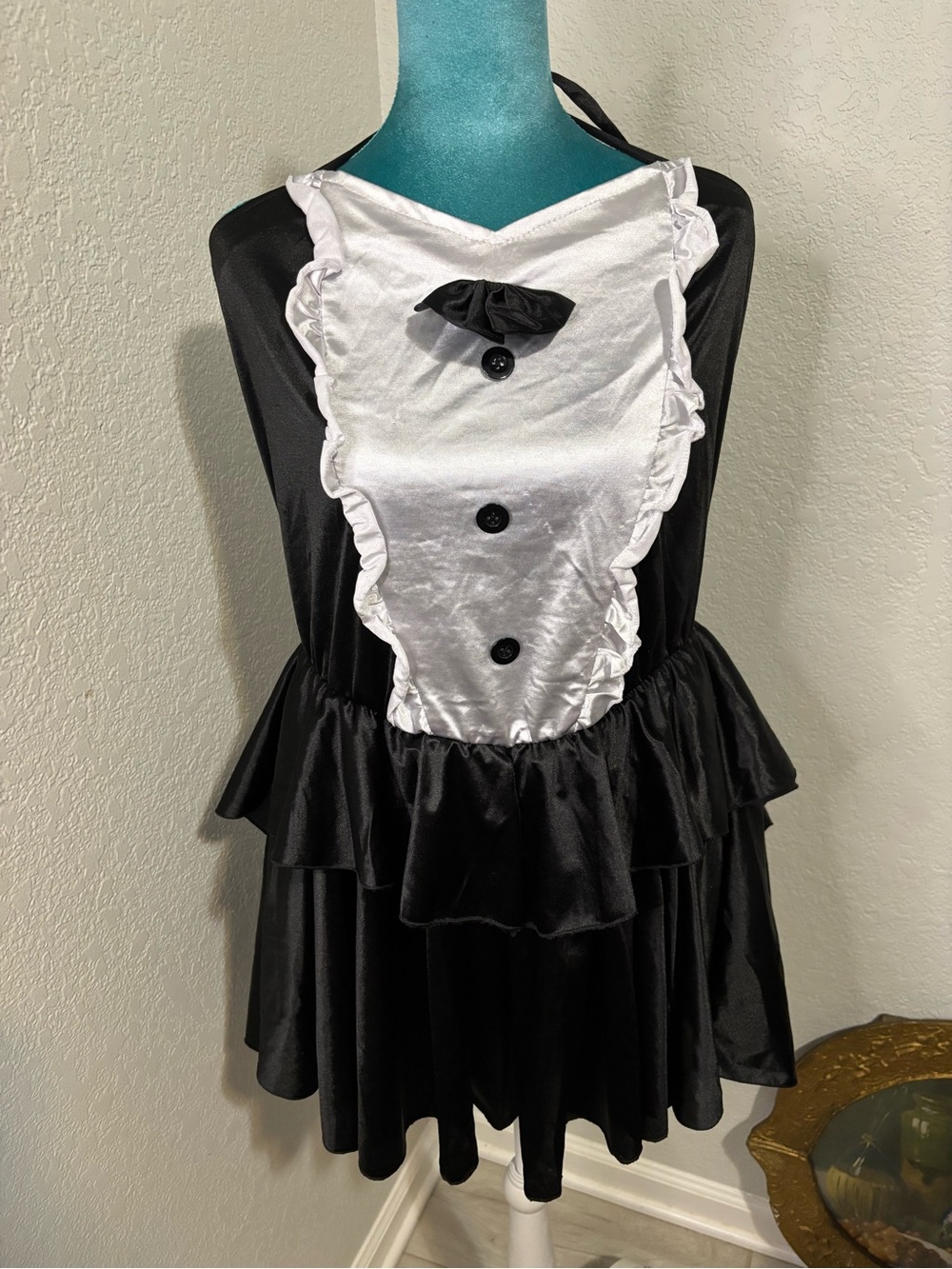 4XL Coquette Goth Tuxedo Maid Bunny Dress Whimsigoth Dark Fairy Witchy Cosplay